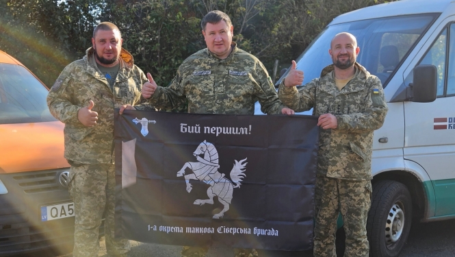 Egils Helmanis un Ukrainas karavīri 10.2023.