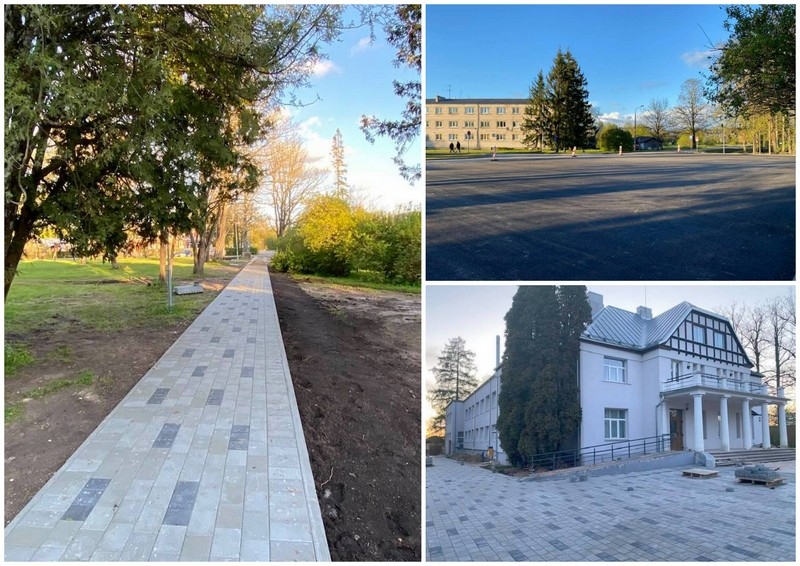 Labiekārtošanas darbi pagastos