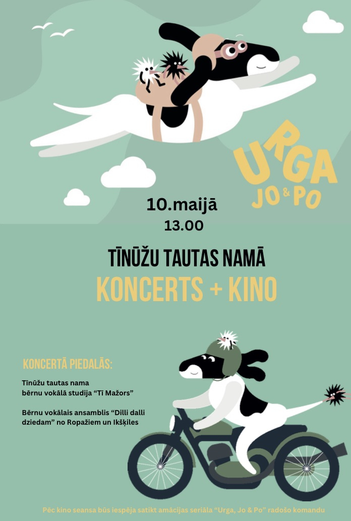 Afiša ar informāciju par pasākumu 