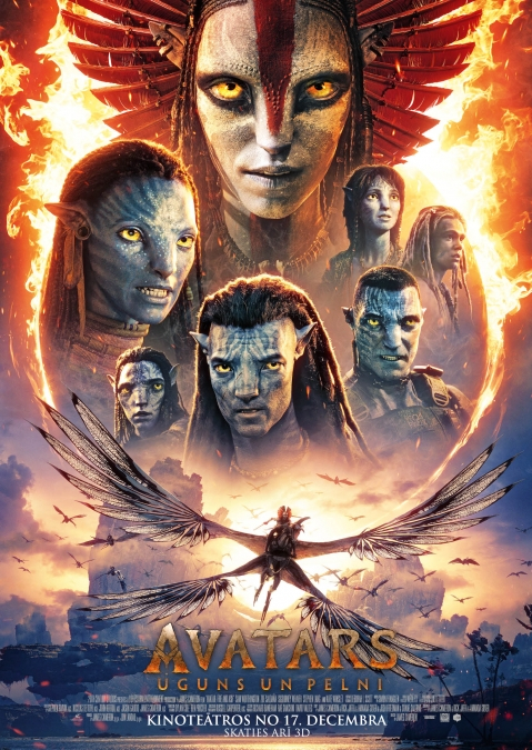 Afiša:&nbsp;AVATARS: UGUNS UN PELNI