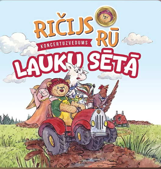 19. septembrī plkst. 11.00 ONKC Lielajā zālē RIČIJS RŪ LAUKU SĒTĀ. Sirsnīgs, muzikāls un aizraujošs stāsts visai ģimenei, kurā skanēs pavisam jaunas un jau bērnu iemīļotas Ričija Rū dziesmas. Kā dzīvo lauku sētas iemītnieki? Kas modina visus no rīta? Un kādi pārsteigumi gaida lauku sētā? Biļetes 15 - 30 eiro.