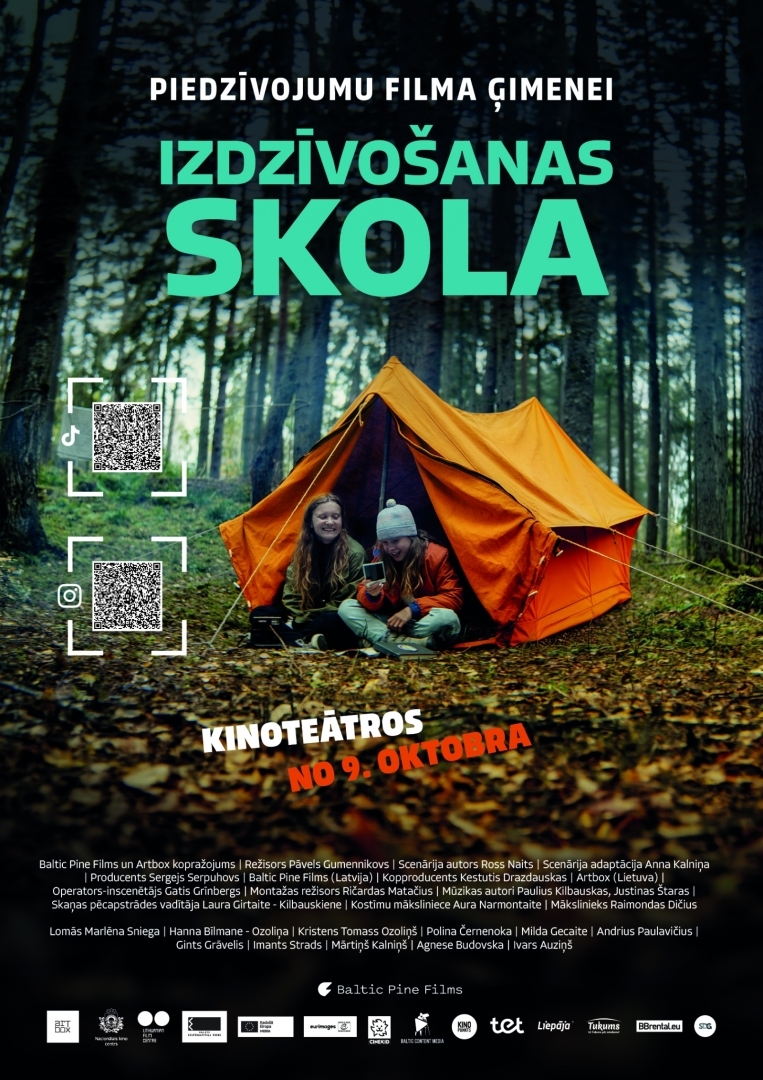 25. oktobris plkst. 16.00 ONKC Lielā zāle Ģimenes filma: IZDZĪVOŠANAS SKOLA Režisors: Pāvels Gumennikovs, Latvija/Lietuva, 2026