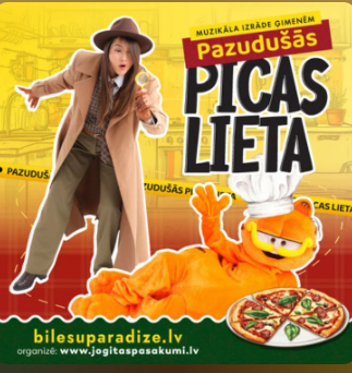 27. septembrī plkst.12.00 Ogres novada Kultūras centra Lielajā zālē izrāde bērniem "PAZUDUŠĀS PICAS LIETA"
