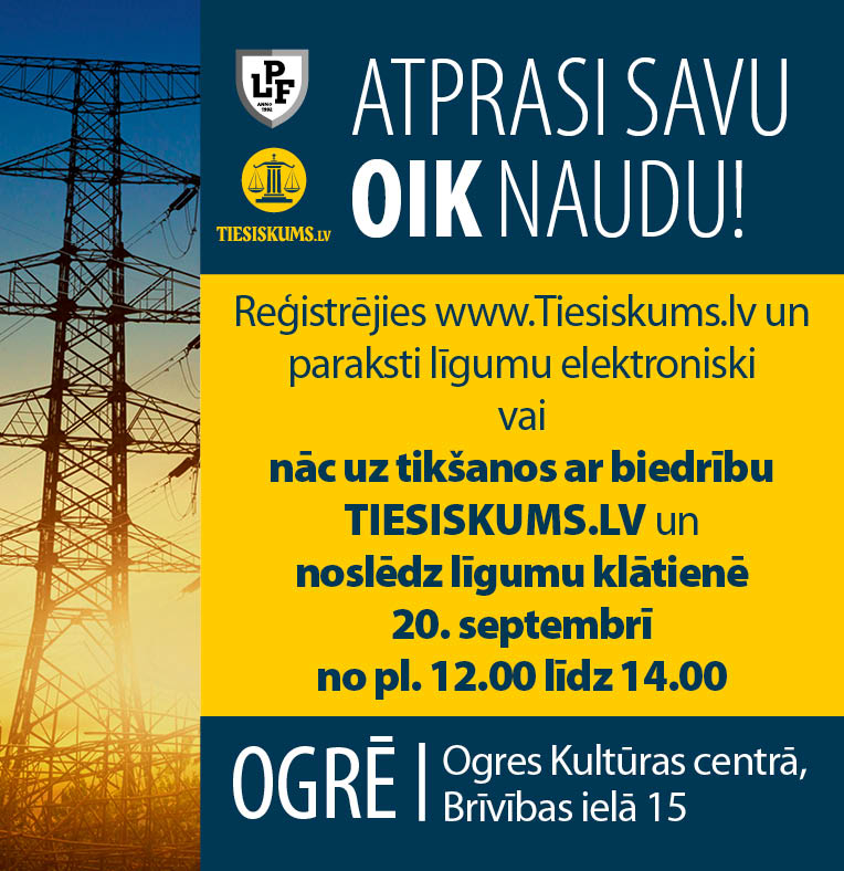Afiša forumam par nelikumīgi iekasētā OIK atgūšanu