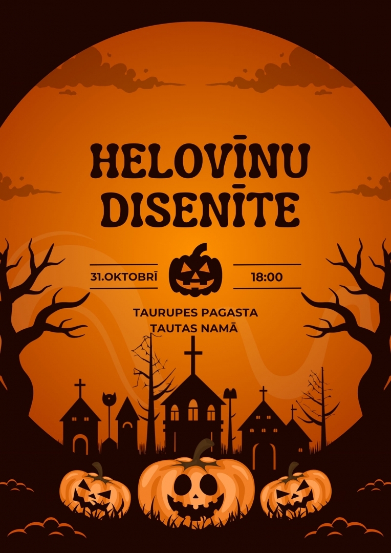 Helovīnu disenīte Taurupē 31,10,2024,