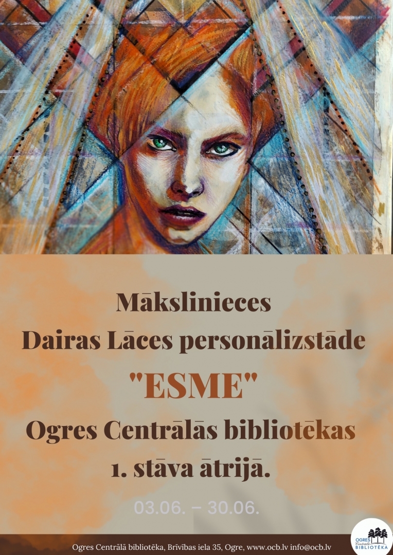 Mākslinieces Dairas Lāces personālizstāde ESME Ogrē