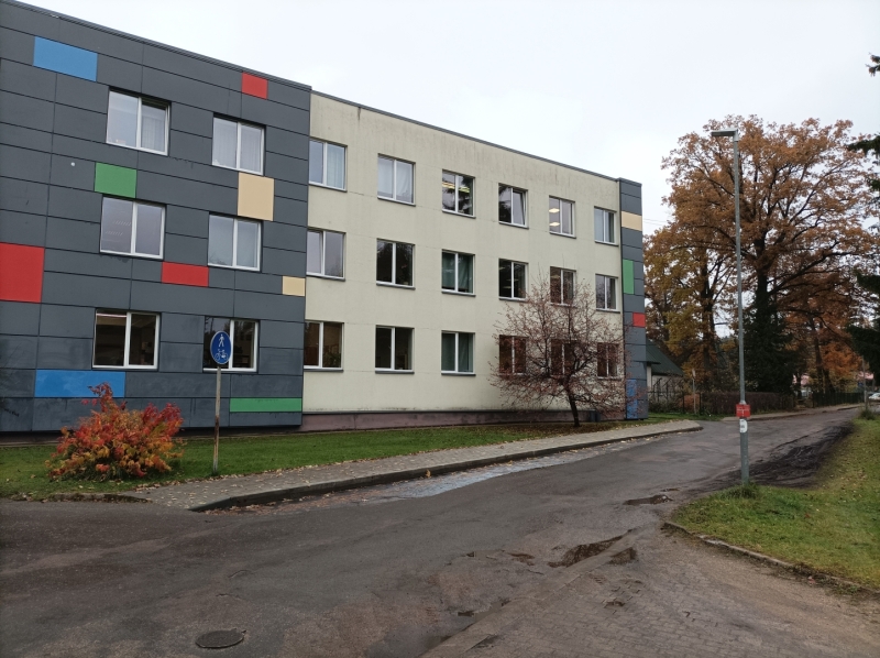 Vizualizācija - plānotā gājēju iela Zvaigžņu ielas posmā pie Ogres Centra pamatskolas
