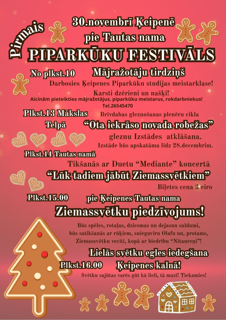 Pirmais Piparkūku festivāls Ķeipenē