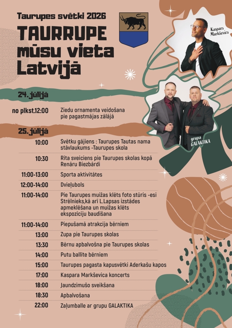 Zaļumballe ar grupu “Galaktika”