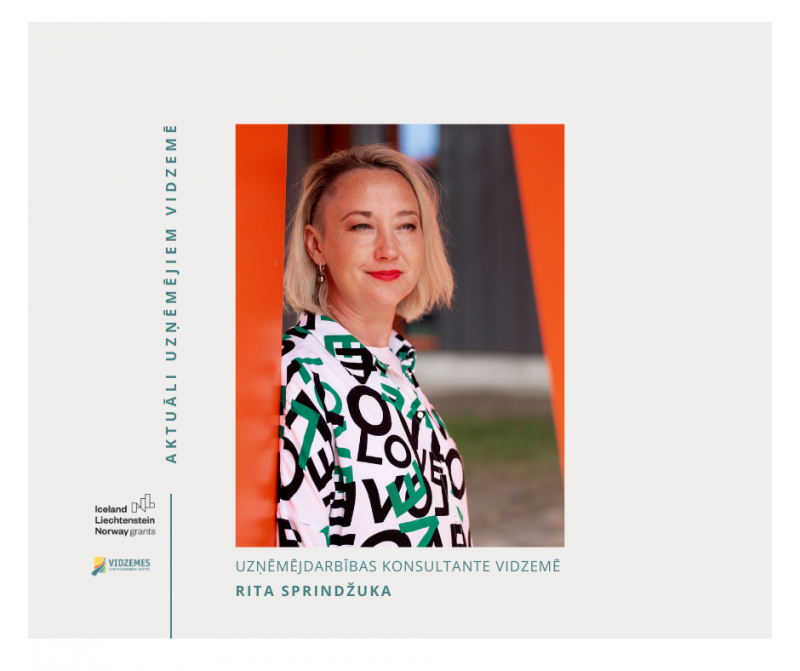 Uzņēmējdarbības konsultante Vidzemē Rita Sprindžuka