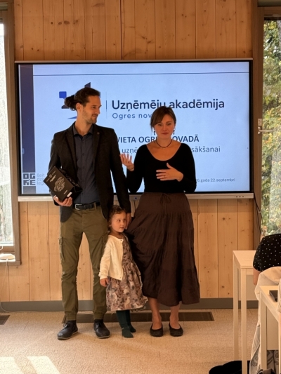 Ogres novada Uzņēmēju akadēmijas seminārs “Idejai ir vieta Ogres novadā”