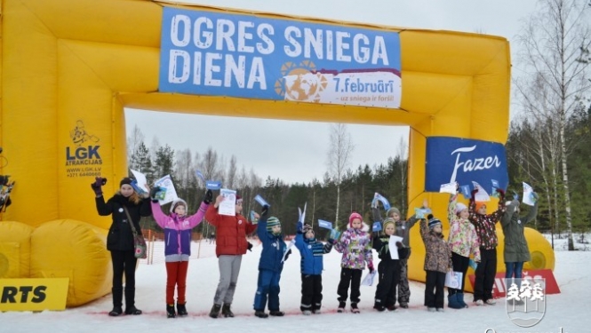 Ogres sniega diena
