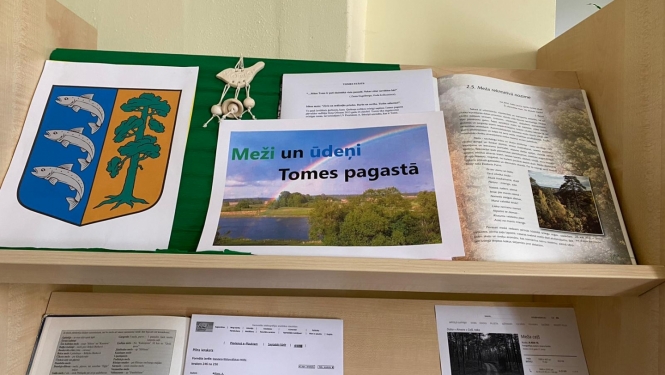 Tomes pagasta dienu pasākumi 2023, literārā izstāde