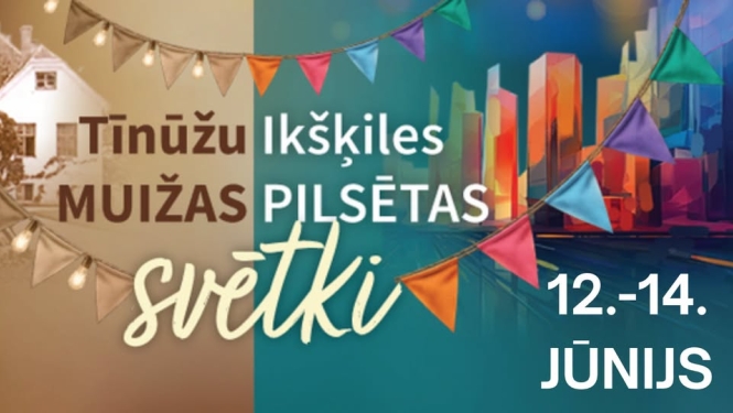 12. jūnijā no plkst 17.00 notiks Tīnūžu Muižas svētki Tīnūžu Muižas pagalmā
