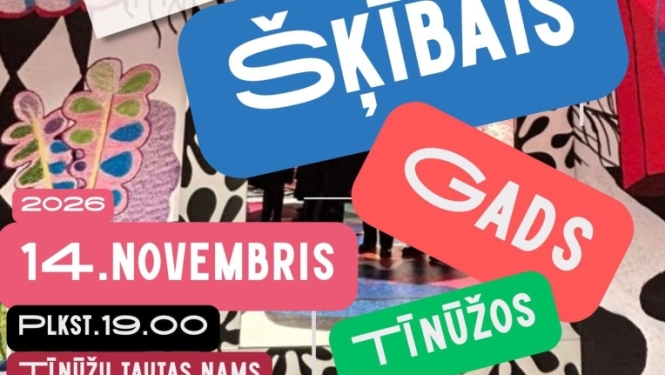 14. novembrī plkst. 19.00 Tīnūžu Tautas namā koncerts "Šķībais gads Tīnūžos".  Ieeja bez maksas