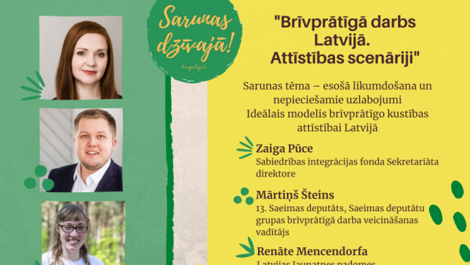 Notiks sarunu cikla “Sarunas dzīvajā! brivpratigie.lv” otrā tiešraide