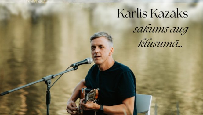 21. septembrī plkst. 18.00 Lēdmanes bibliotēka aicina uz Dzejas dienām.   Dzeja dzied. Kārlis Kazāks "Sākums aug klusumā".