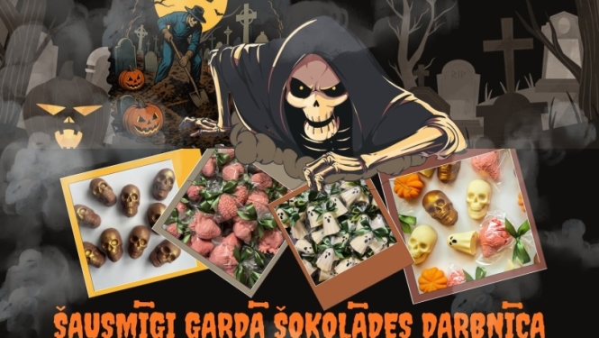 29. oktobrī plkst. 17.00 Birzgales Tautas namā “Šausmīgi gardā šokolādes darbnīca“.