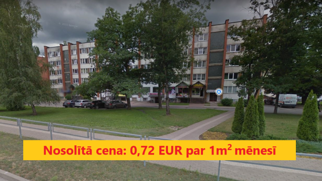   Tiek rīkota atkārtota nomas tiesību izsole Ogres novada pašvaldības īpašumam Mālkalnes prospektā 34, Ogrē