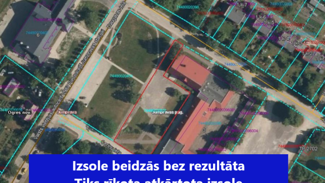 Zemes vienības “Tirdzniecības centrs” Jumpravas pagastā, Ogres novadā, atsavināšanas izsole