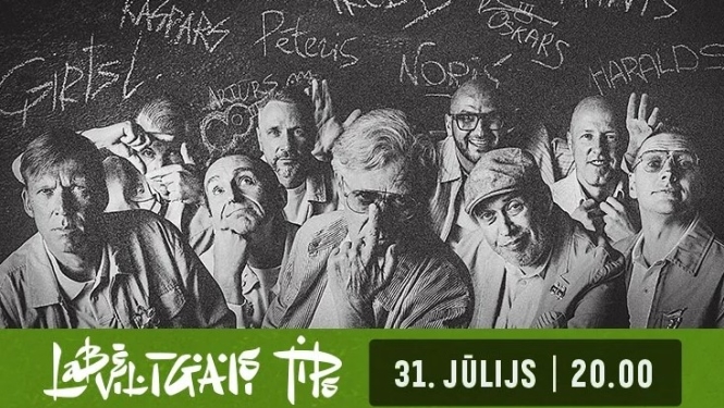 31. jūlijā plkst. 20.00 Ikšķiles brīvdabas estrādē grupas “Labvēlīgais tips” koncerts “Atkārtot”  Biļetes www.bilesuparadize.lv 