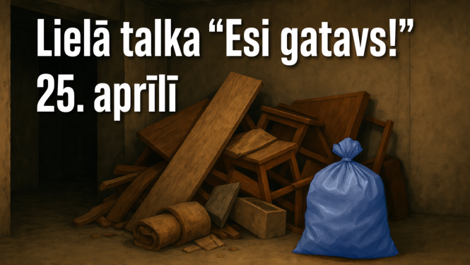 25. aprīlī Ogres novadā norisināsies Lielā talka "Esi gatavs!"