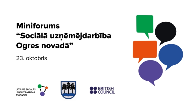 Aicina uz miniforumu “Sociālā uzņēmējdarbība Ogres novadā”