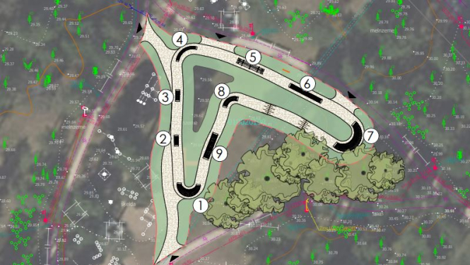 Ziedojums_velotrase Vidus prospektā