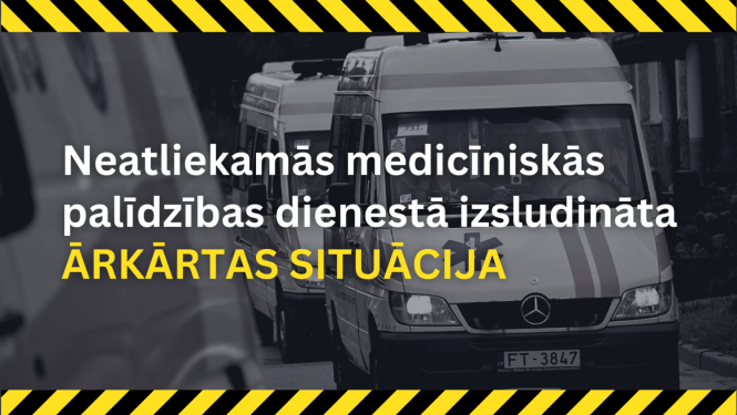 Ārkārtas situācijas izsludināšanas vizuālis