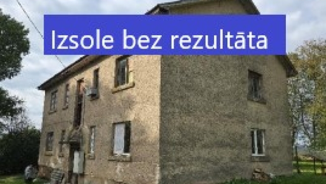 Izsole bez rezultāta