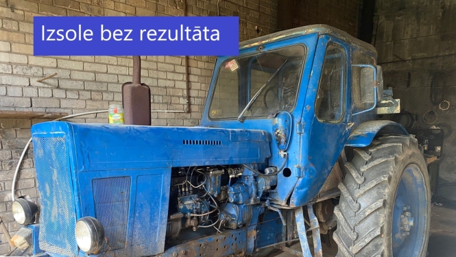 Kustamās mantas – transportlīdzekļa-traktora MTZ50L, VRN T8685LB – atsavināšanas izsole bez rezultāta