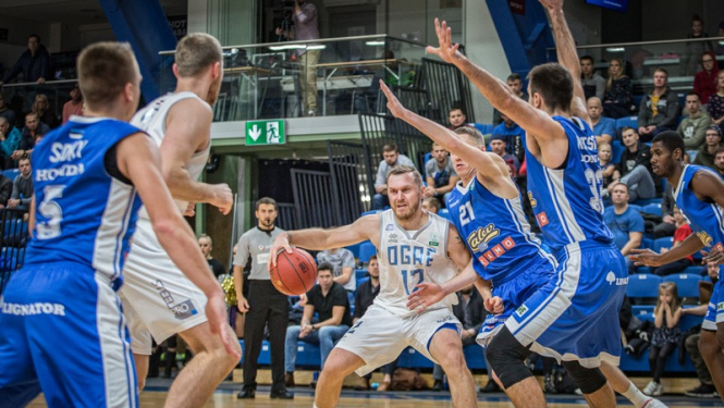 BK "Ogre" pagarinājumā pārspēj Tallinas "Kalev/Cramo"