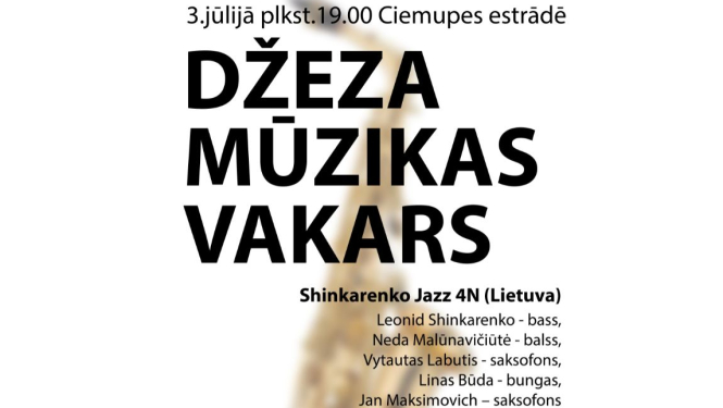 Koncerts Ciemupē