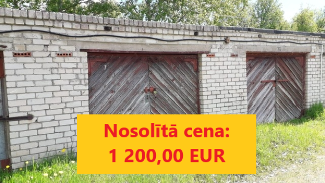 Noslēgusies izsole garažai Nr.71 Jumpravā