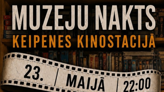 23. maijs, 19.00-22.00  Sestdienas vakarā Ķeipenes kinostacijā brīvdabas kino vakars.  Būs iespēja izbraukt ar sliežu velosipēdiem. Vakara kulminācijā - režisora Zigura Vidiņa filma “Augusta kinosprādziens”, kas stāstīs par leģendārajām kino dienām Latvijā. Šogad aprit 40 gadi kopš aizsākās šie īpašie kino notikumi, kas kļuva par nozīmīgu kultūras un brīvības simbolu. Lūdzam ņemt līdzi segas un piknika krēslus, lai vakaru varētu baudīt ērti un nesteidzīgi zem klajas debess. Lietus gadījumā kino seanss notik