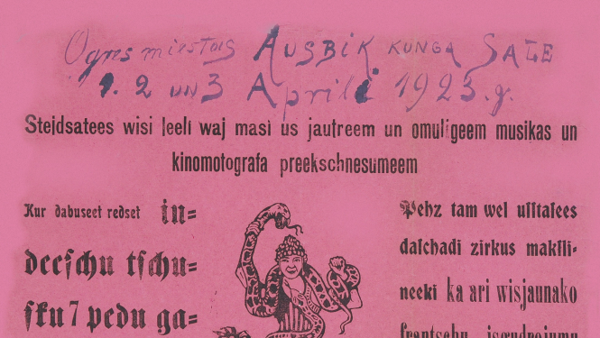 Kino sākumi Ogres muzejā
