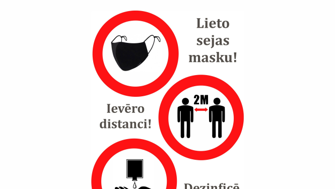 Apmeklējot Ogres novada kultūras centra publiskās zonas nepieciešams lietot sejas masku