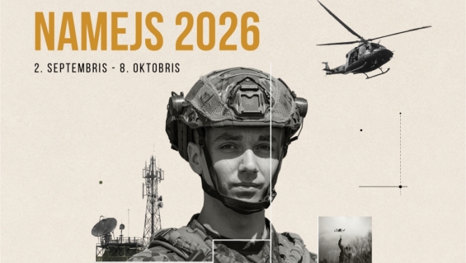 No 2. septembra līdz 8. oktobrim visā Latvijā norisināsies visaptverošās valsts aizsardzības mācības “Namejs 2026”