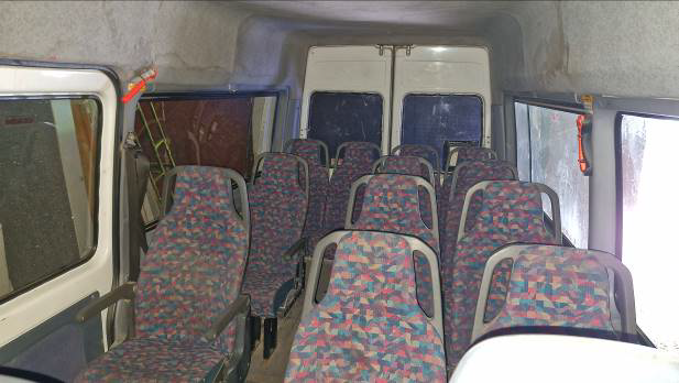 Transportlīdzekļa – autobusa Mercedes-Benz Sprinter 312, VRN HK4909 – izsole. Salons