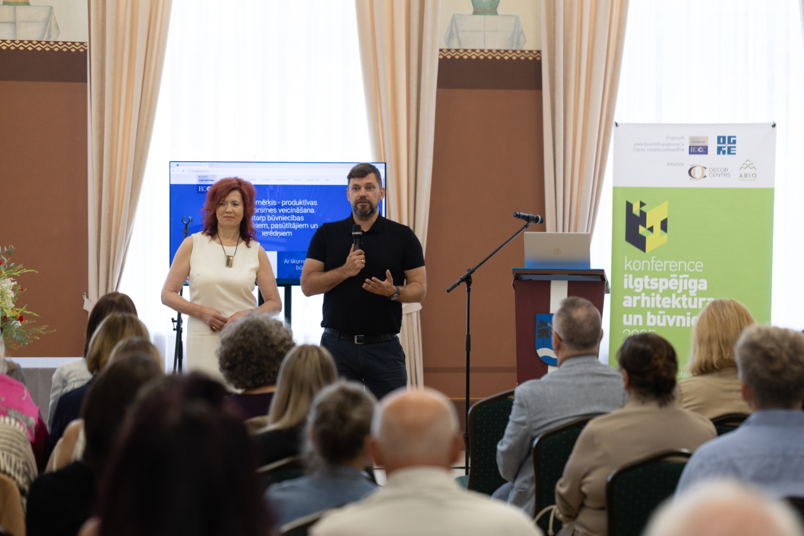 4. septembrī sanatorijā OGRE norisinājās konference “Ilgtspējība arhitektūrā, būvniecībā, dizainā 2025”