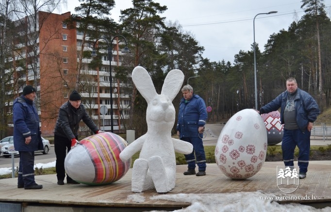 Ogres pilsēta gatavojas Lieldienām