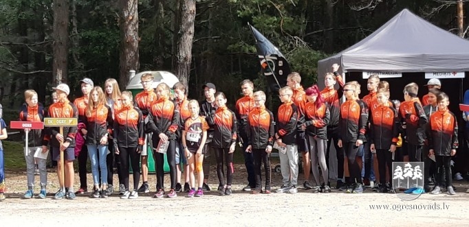 Orientēšanās kluba "Ogre" 2020. gada sportistu "vācelīte