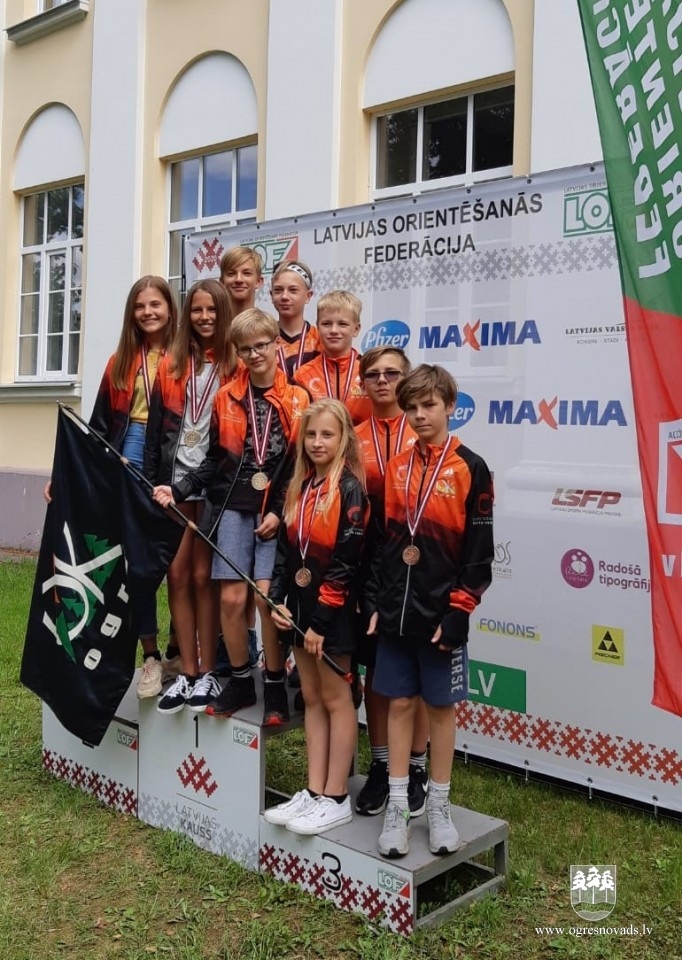Orientēšanās kluba "Ogre" 2020. gada sportistu "vācelīte