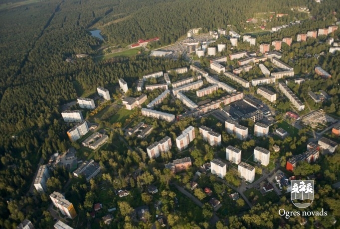 Ogre aerofotogrāfijās
