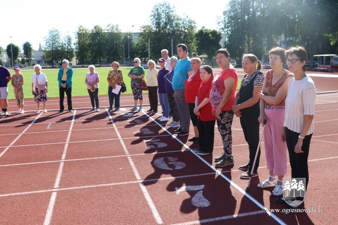 Aizritējusi Ogres invalīdu biedrības rīkotā sporta diena (17.08.2020.)