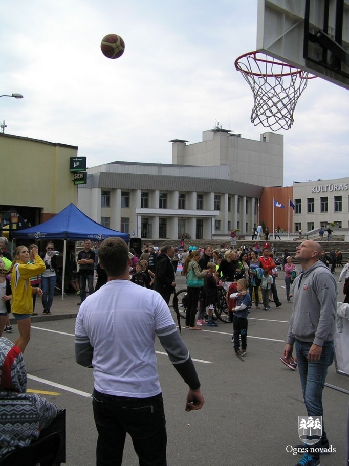 Ogres pilsētas svētkos neiztiek bez sportiskām aktivitātēm