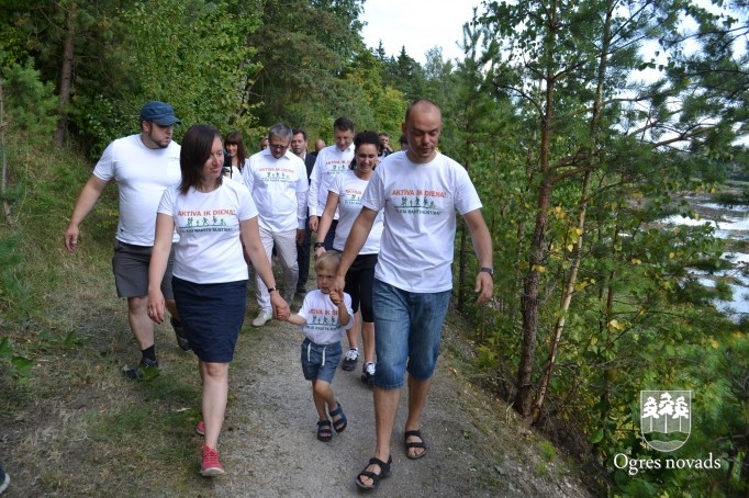 Ogrē atklāts Veselības maršruts - pirmais Latvijā