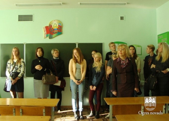 Ogres 1.vidusskolas skolotāji un skolēni viesojas Baltkrievijā