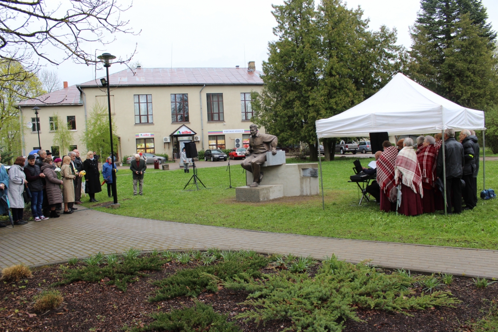 Edgaram Kauliņam 120 piemiņas pasākumi Lielvārdē 26.04.2023. 