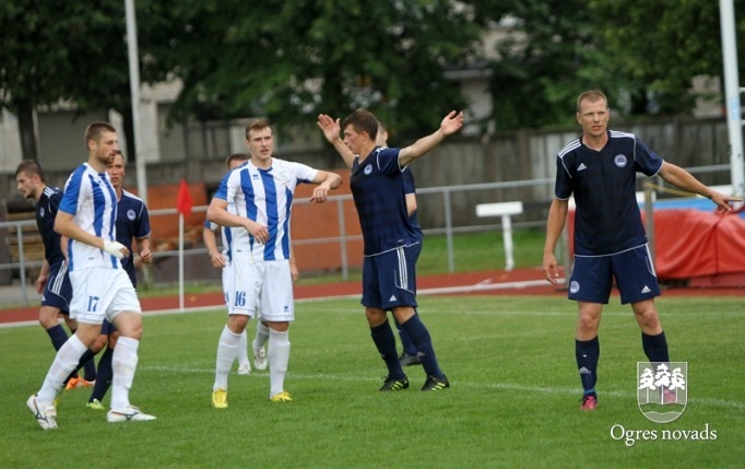 FK "Ogre" izstājas no cīņas par Latvijas Kausu